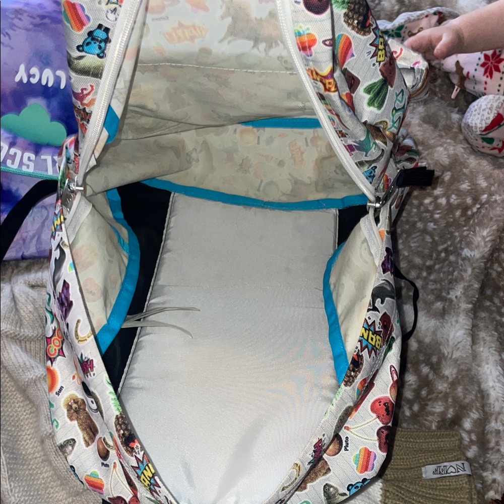 Jansport Superbreak Multicolor Graphic Backpack like new - Picture 5 of 6